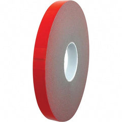 Gray Double-Sided Acrylic Foam Tape: 12 mm Wide, 33 m Long, 4.5 mil Thick, Acrylic Adhesive