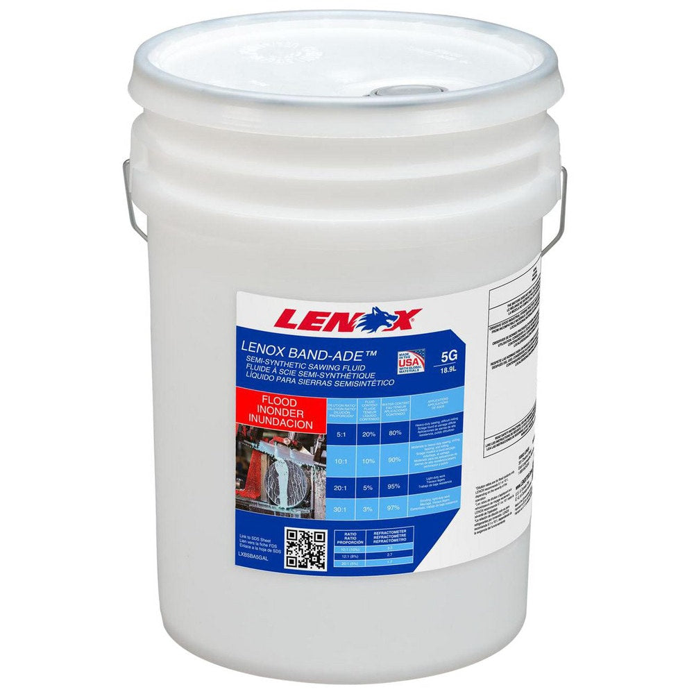 Sawing Fluid: Lenox Lenox Band-Ade, Semi-Synthetic, 5 gal Pail