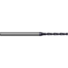 Micro Drill Bit: 1.25 mm Dia, (0.0492"), 140 deg, Solid Carbide