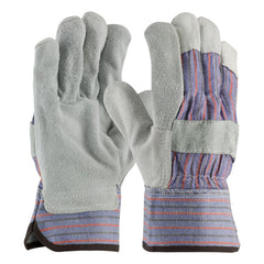 Work Gloves: PiP 84-7532, Size 2X-Large, Split Cowhide Leather & Leather Palm Lined, Split Cowhide & Leather Palm, General Purpose