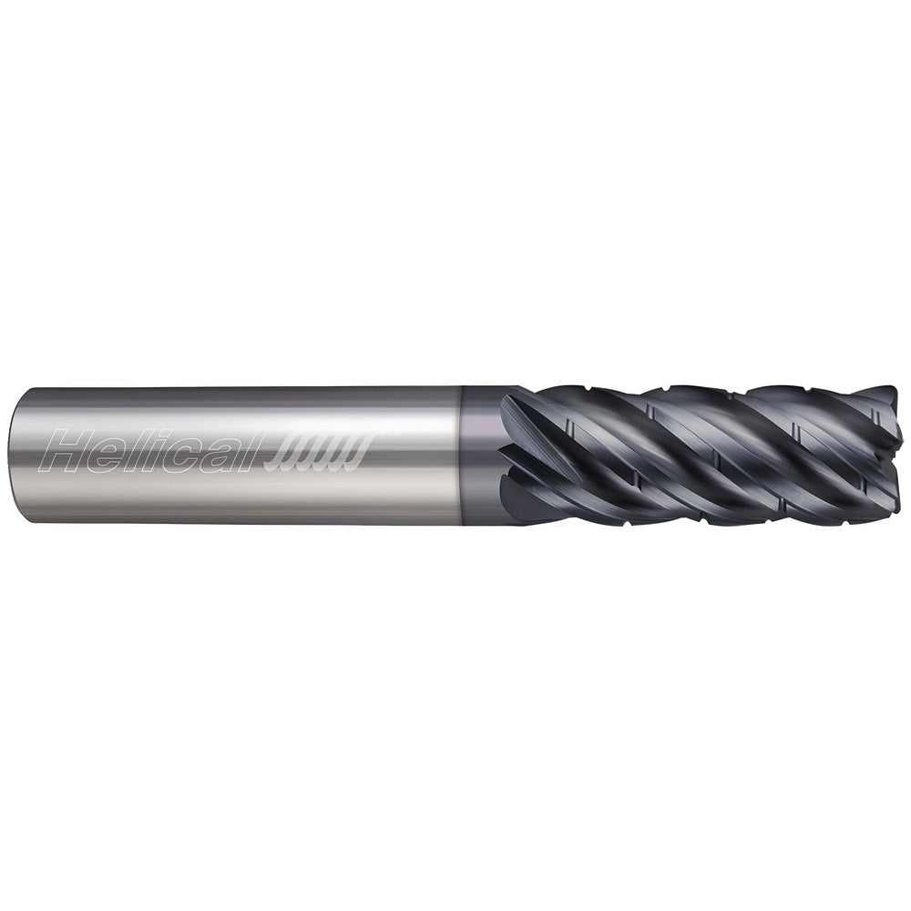 Corner Radius End Mill: 3/4" Dia, 2-1/4" LOC, 0.0300" Radius, 4 Flute, Solid Carbide