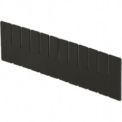 Bin Divider: Use with DC3050 Short Side Measures 4.4" Tall, Black