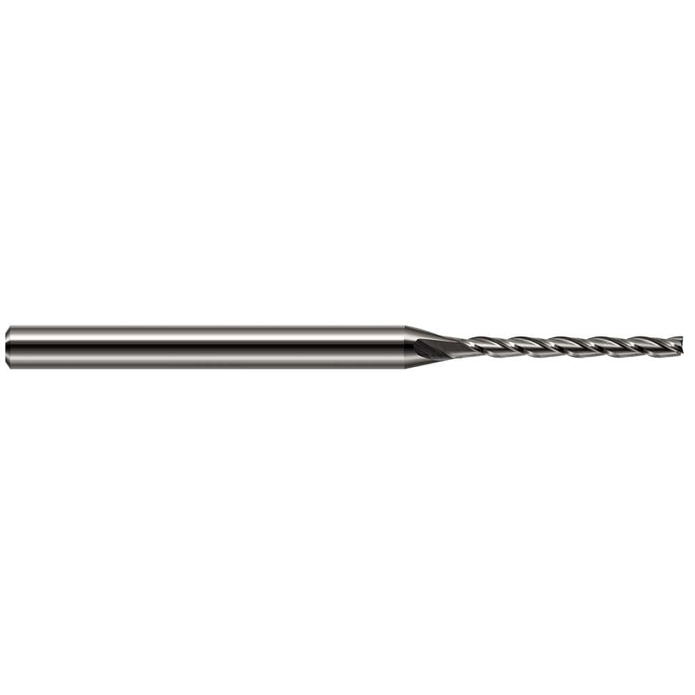 Square End Mill: 3/32" Dia, 61/64" LOC, 3 Flute, Solid Carbide