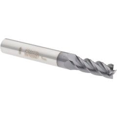 Square End Mill: 7.00 mm Dia, 19.00 mm LOC, 4 Flute, Solid Carbide