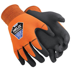 Cut, Puncture & Abrasion-Resistant Gloves: HexArmor Helix, Size 3X-Large, ANSI Cut A1, ANSI Puncture 2, Nitrile, Nylon