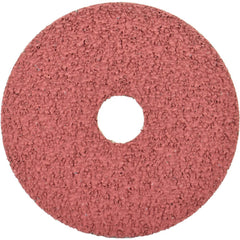 Fiber Disc:  9-1/8" Disc Dia, Arbor Hole, 120 Grit, Aluminum Oxide