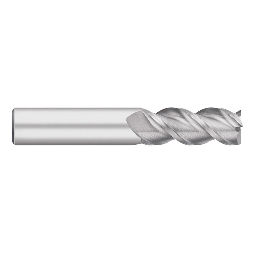 Square End Mill: 5/16" Dia, 13/16" LOC, 3 Flute, Solid Carbide