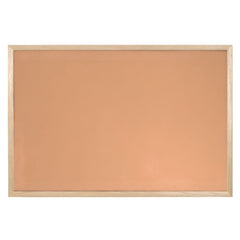 Cork Bulletin Boards; Bulletin Board Type: Open Cork Bulletin Board; Board Color: Brown; Board Material: Cork; Width (Inch): 23.6; Height (Inch): 17.7; Frame Material: Wood; Frame Color: Brown