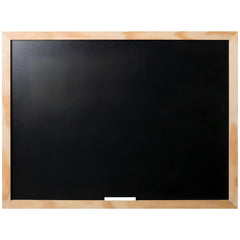 Cork Bulletin Boards; Bulletin Board Type: Chalk Board; Board Color: Black; Board Material: Chalk Board Surface; Width (Inch): 35.4; Height (Inch): 23.6; Frame Material: Wood; Frame Color: Brown