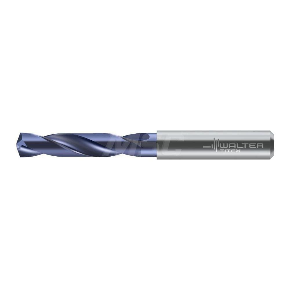 Screw Machine Length Drill Bit: 6.20 mm Dia, 140 deg Point, Solid Carbide