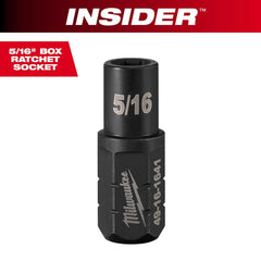 Impact Socket: 9/16" Drive, 5/16" Socket, Hex Drive