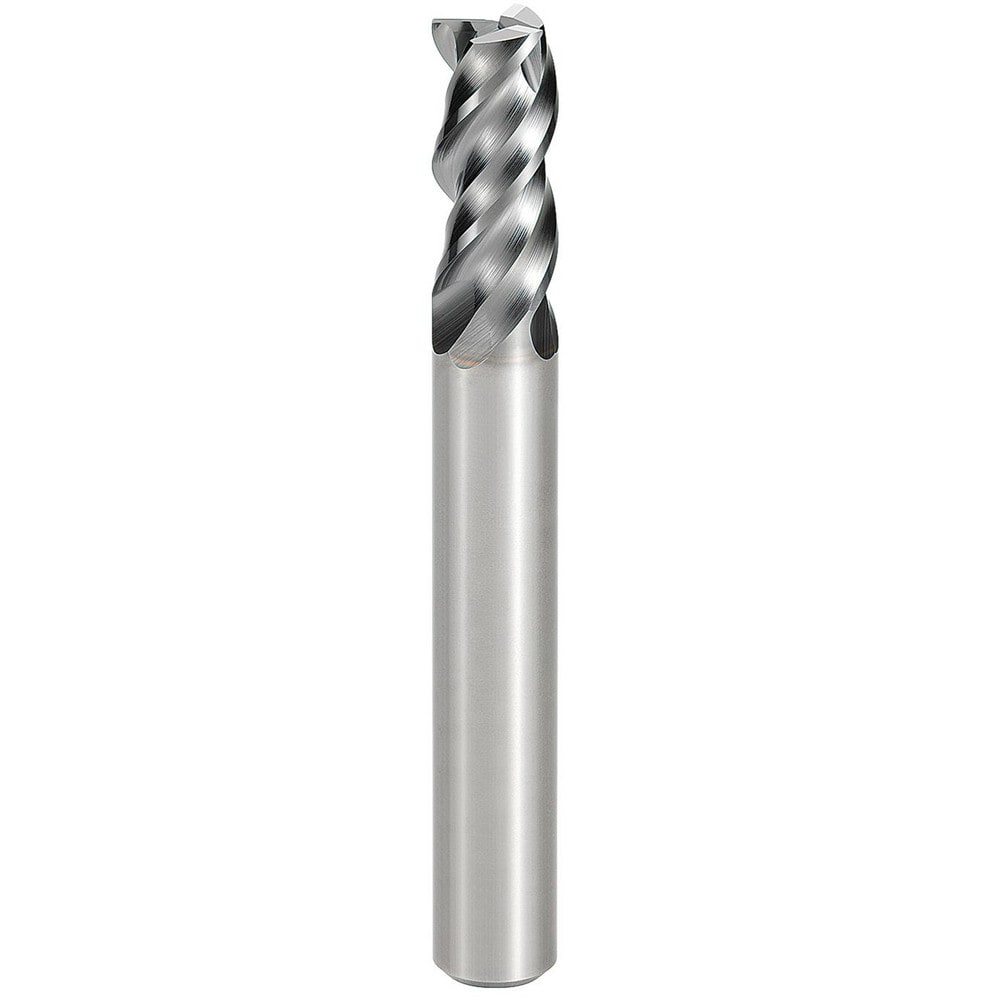 Square End Mill: 10.00 mm Dia, 22.00 mm LOC, 3 Flute, Solid Carbide