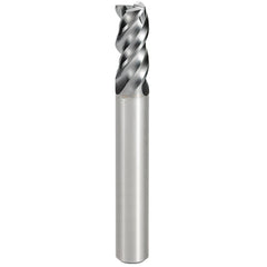 Square End Mill: 11/32" Dia, 3/4" LOC, 3 Flute, Solid Carbide