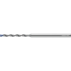 Micro Drill Bit: 2.35 mm Dia, (0.0925"), 140 deg, Solid Carbide