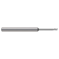 Square End Mill: 0.0930" Dia, 0.1390" LOC, 4 Flute, Solid Carbide