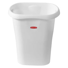 Basic Open Wastebasket, 12 Qt / 11.3L, White