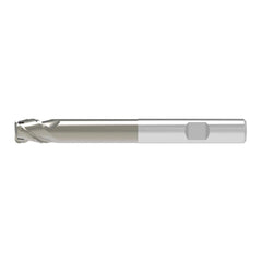 Corner Radius End Mill: 20.00 mm Dia, 27.00 mm LOC, 2.00 mm Radius, 3 Flute, Solid Carbide