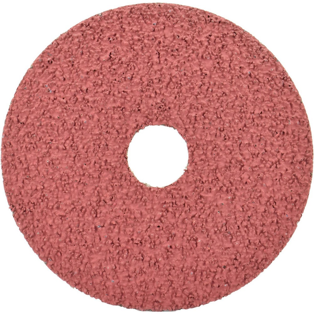 Fiber Disc:  4-1/2" Disc Dia, Arbor Hole, 16 Grit, Silicon Carbide