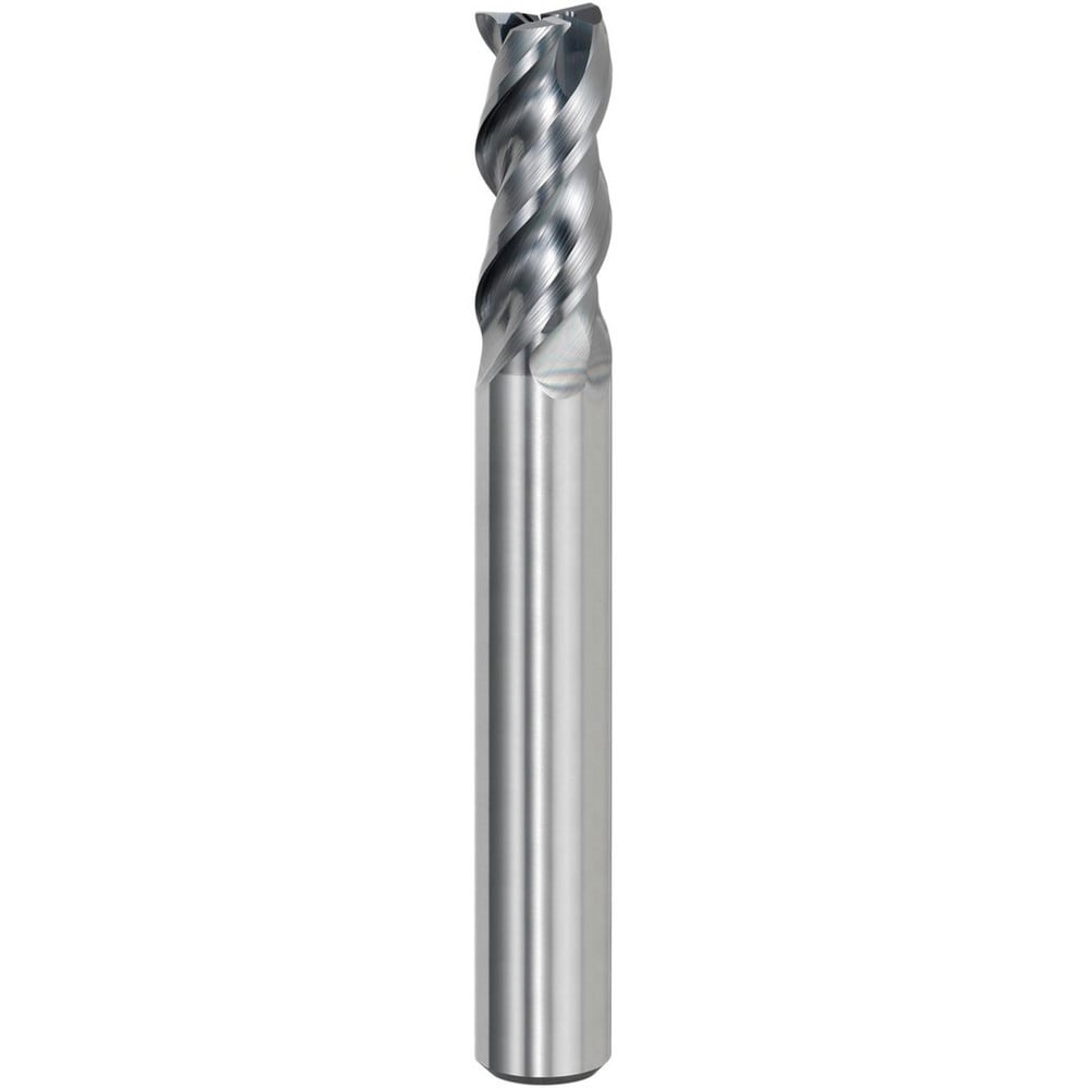 Square End Mill: 10.00 mm Dia, 22.00 mm LOC, 3 Flute, Solid Carbide