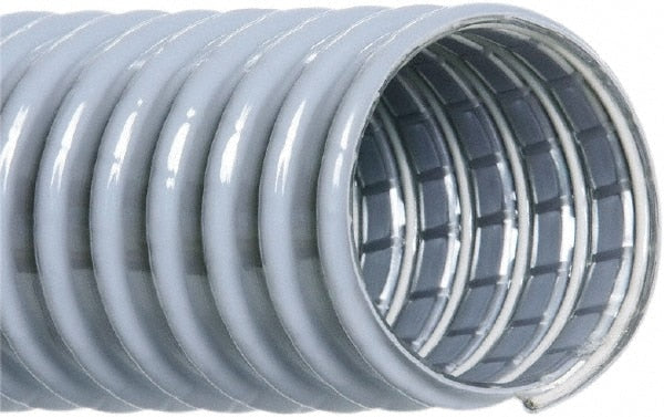 Vacuum Duct Hose: Polyvinylchloride, 5" ID, 13 Hg Vac Rating, 10 psi