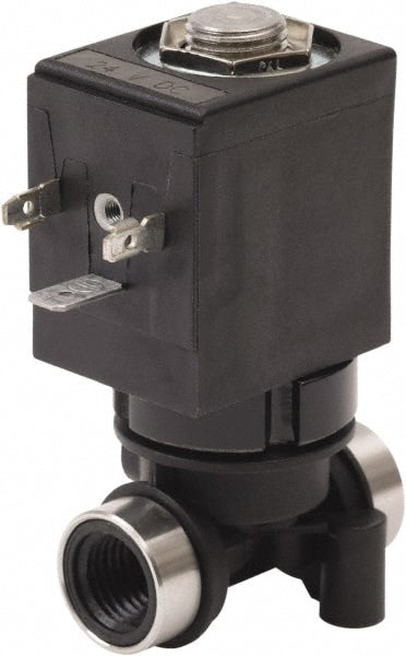 Solenoid Valve: 3-Way & 2-Position, 1/8" Port