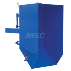 Stationary Tilt Hopper: 2,000 lb Capacity, 30" Wide, 51.19" Long, 28.125" High