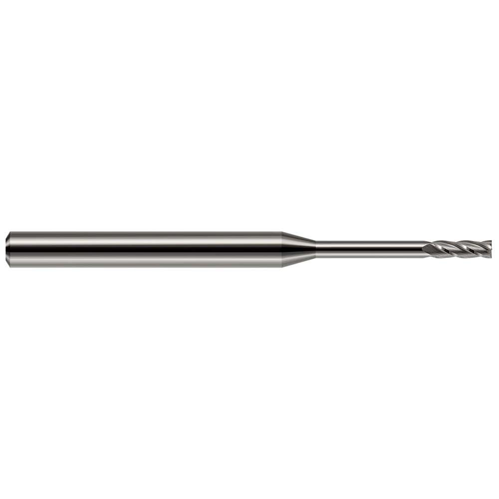 Square End Mill: 5/32" Dia, 4 Flute, Solid Carbide