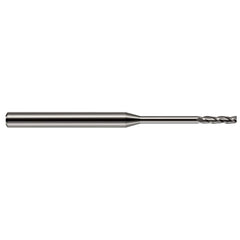 Square End Mill: 0.0600" Dia, 0.3125" LOC, 3 Flute, Solid Carbide