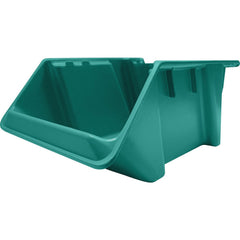 Bins; Bin Style: Hopper Front; Shape: Rectangle; Overall Width (Inch): 12; Overall Length (Inch): 18; Overall Height (Inch): 7-1/2; Load Capacity (Lb.