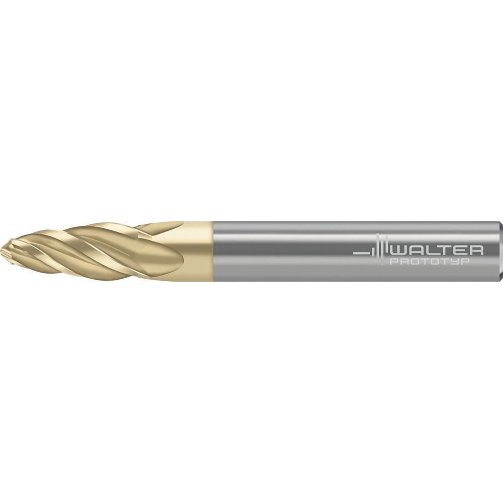 Barrel Cutter End Mills; End Type: Circle Segment Oval Form; Material: Solid Carbide; Taper Angle Per Side: 5.77; Small End Diameter (mm): 2.00; Shank Diameter (mm): 6.0000; Length of Cut (mm): 20.8000; Helix Angle: 30.00