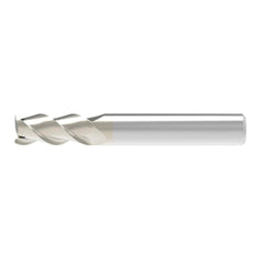 Corner Radius End Mill: 4.00 mm Dia, 4.50 mm LOC, 0.60 mm Radius, 3 Flute, Solid Carbide