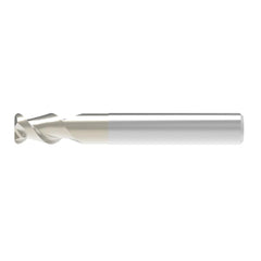 Corner Radius End Mill: 5.00 mm Dia, 8.00 mm LOC, 1.00 mm Radius, 2 Flute, Solid Carbide