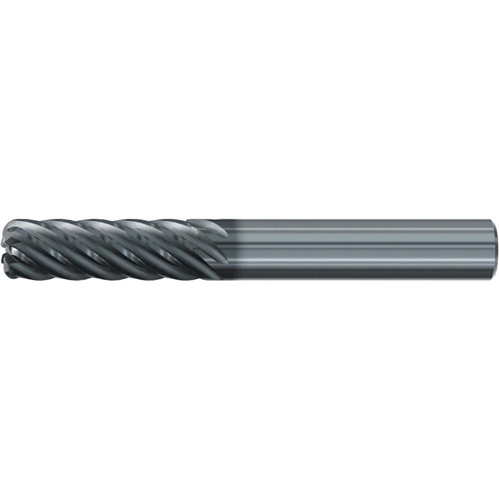 Roughing & Finishing End Mills; Mill Diameter (Fractional Inch): 1/4; Flute Type: Spiral; Number Of Flutes: 7; End Mill Material: Solid Carbide; Length of Cut (Inch): 1-1/8; Coating/Finish: AlCr