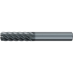 Roughing & Finishing End Mills; Mill Diameter (Fractional Inch): 1/4; Flute Type: Spiral; Number Of Flutes: 7; End Mill Material: Solid Carbide; Length of Cut (Inch): 1-1/8; Coating/Finish: AlCr