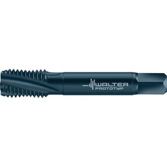 Spiral Flute Tap: 1/2-20, UNF, 4 Flute, Bottoming Chamfer, 3B Class of Fit, High-Speed Steel-E, Steam Oxide Finish