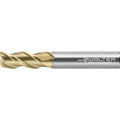 Square End Mill: 0.5000" Dia, 1.4303" LOC, 3 Flute, Solid Carbide