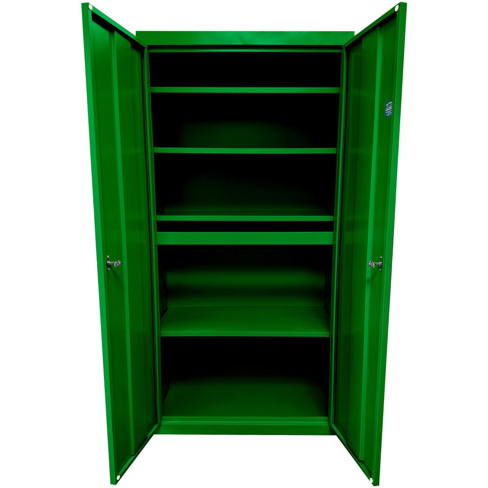 Steel Steel Storage Cabinet Cabinet: 36" Wide, 18" Deep, 72" High