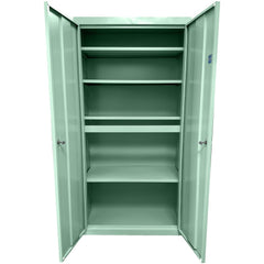 Steel Steel Storage Cabinet Cabinet: 36" Wide, 18" Deep, 78" High