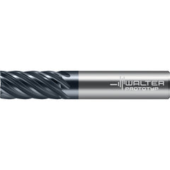 Square End Mill: 0.5000" Dia, 1.0000" LOC, 7 Flute, Solid Carbide