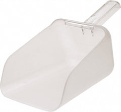 64 oz Clear Polycarbonate Flat Bottom Scoop