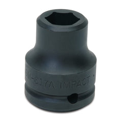 Impact Socket: 3/4" Drive, 17 mm Socket, Hex Drive