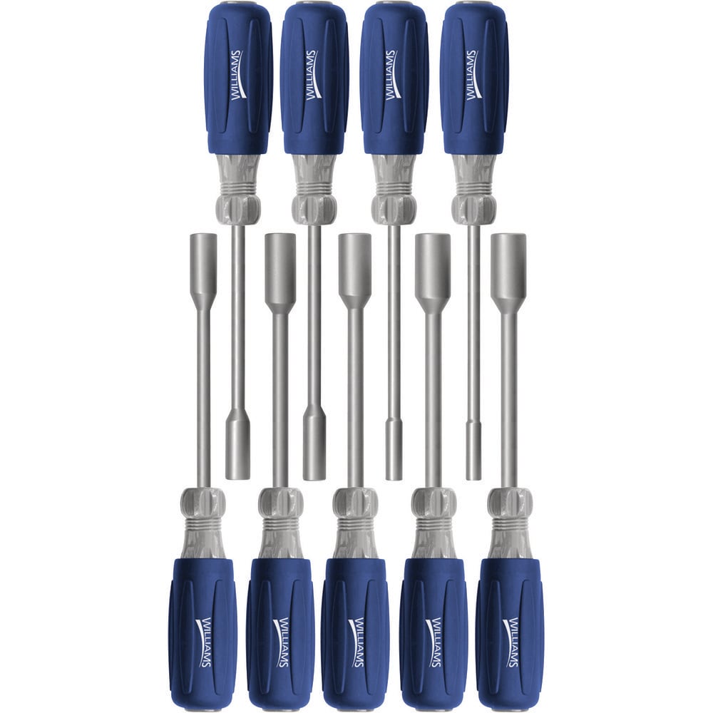 Nutdriver Sets; 9PC 3/16-5/8" NUT DRIVER SET&PLSTC TRAY