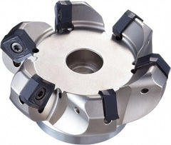 65.79mm Cut Diam, 3/4" Arbor Hole Diam, 1.772" Max Depth, Indexable Square-Shoulder Face Mill