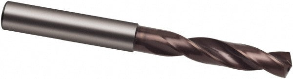 Screw Machine Length Drill Bit: 8.00 mm Dia, 140 deg Point, Solid Carbide