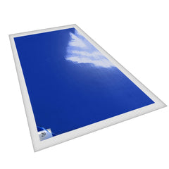 Clean Room Matting: Reusable Tacky Mat Frame, PVC Mat Frame, High-Impact Polystrene Surface Material, 37" Wide, 19" Long