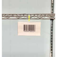 Label Holders; Backing: Zip Mount; Width (Inch): 3; Label Holder Style: Slide-in; Length (Inch): 5.50; Material: PVC; Finish: Matte; Label Insert Position: Top; Number Of Viewable Sides: 1