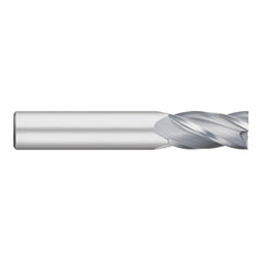 Square End Mill: 3/4" Dia, 1-1/2" LOC, 4 Flute, Solid Carbide