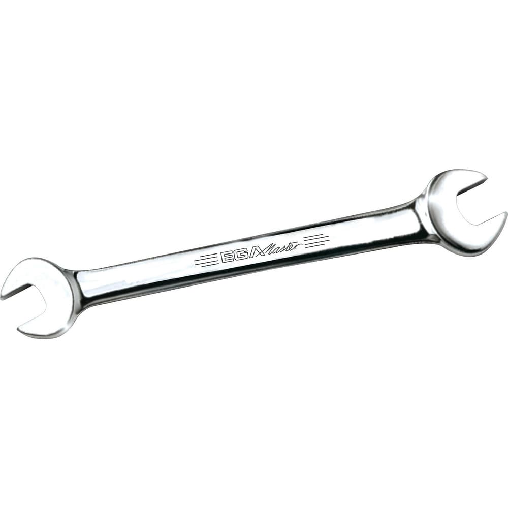 Open End Wrenches; Wrench Size: 9/16 in, 1/2 in; Material: Chromium-Vanadium Steel; Finish: Chrome, Polished