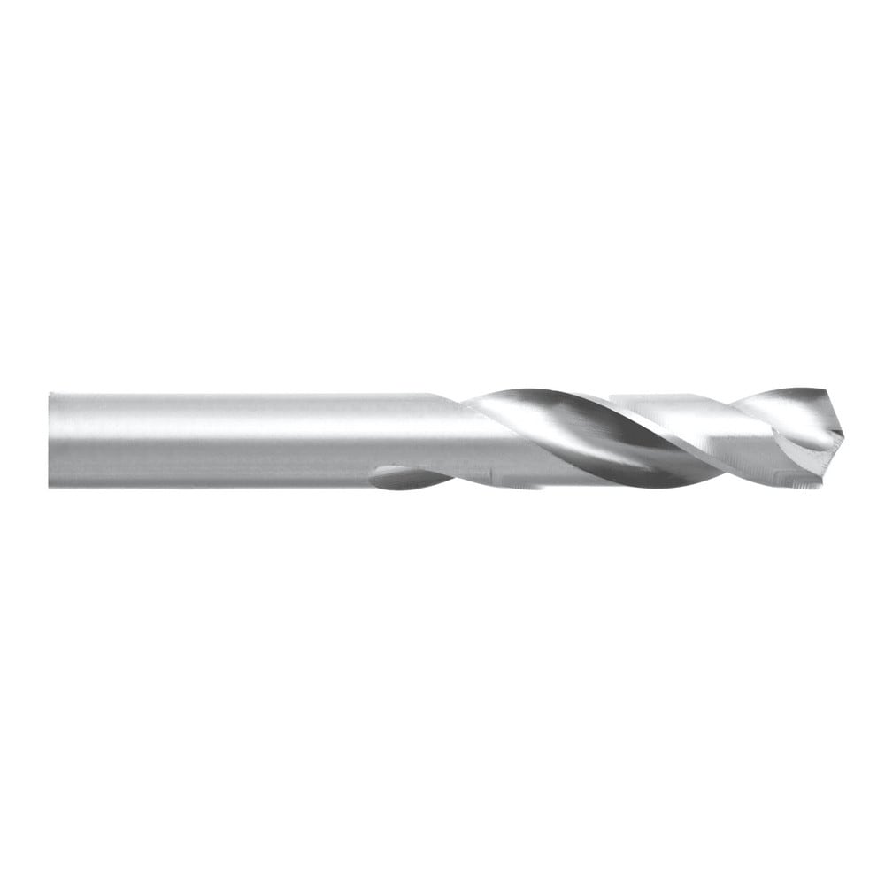 Screw Machine Length Drill Bit: 9/64" Dia, 135 deg Point, HSS