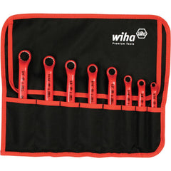 Deep Offset Wrench Set: 8 Pc, Inch